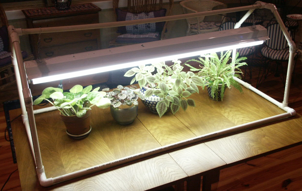 How to Make a PVC Plant Light Stand Walter Reeves The Gardener
