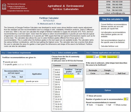 fert calc
