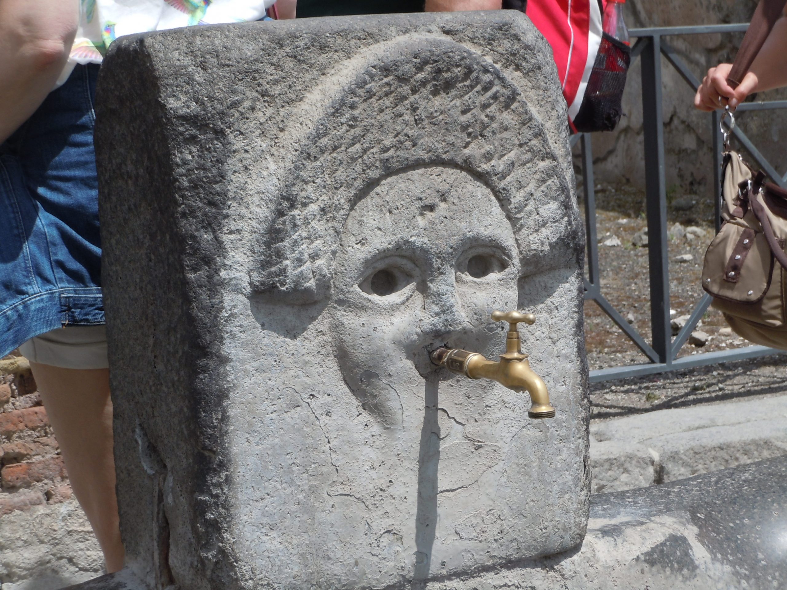 A fountain in Pompei