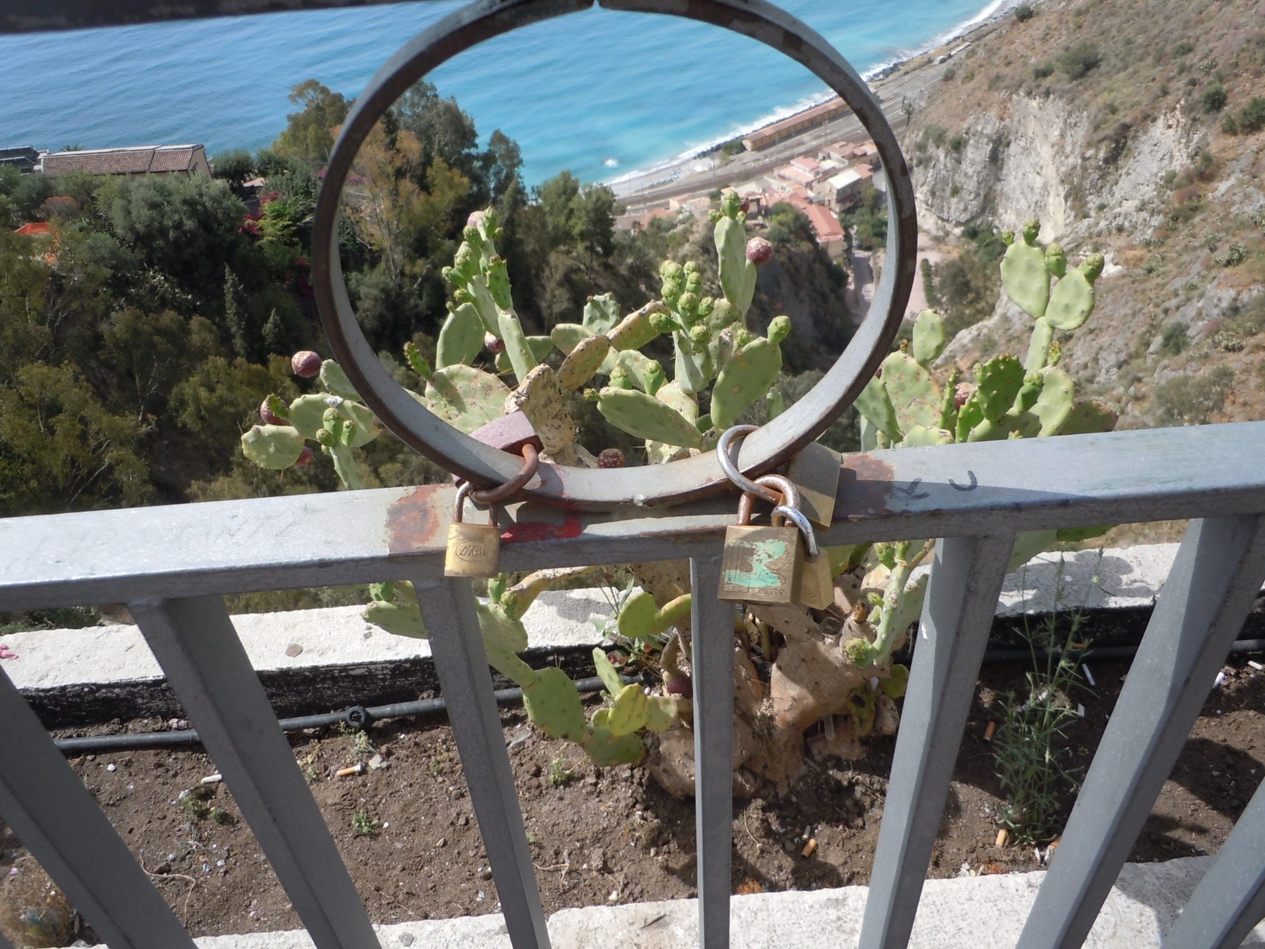 locks attached to an iron fence to symbolize everlasting love