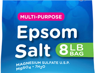 Epsom Salt courtest of WalMart