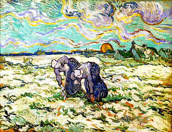 Weeders van Gogh Millet